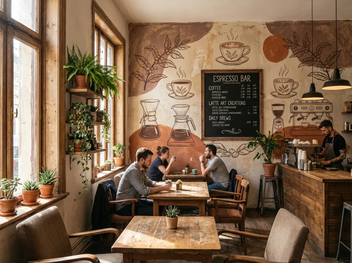 Restaurants wall print